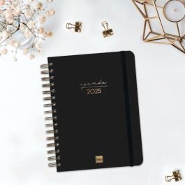 Finocam Agenda Anual Alma Espiral E10-155x212 mm 1Dp Negro 2025 Finocam Agenda Anual Alma Espiral E10-155x212 mm 1Dp Negro 2025