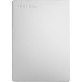 Disco Duro Externo Toshiba CANVIO SLIM Plata 2 TB