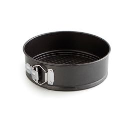 Quid Molde Redondo Desmontable Sweet Grey 20 cm Acero Pintado Antiadherente Apto Horno Lavavajillas
