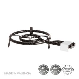 Vaello Quemador de gas butano/propano Ø40 cm 2 fuegos para paellas, acero laminado esmaltado negro Precio: 40.49999954. SKU: S6501220