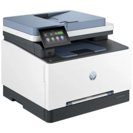 HP Impresora Multifunción Láser Color LaserJet Pro 3302FDN Fax Dúplex 499Q7F Blanca y Azul