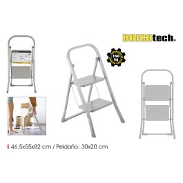 Taburete Plegable de Hierro con 2 Peldaños - Bricotech (2 Unidades) Precio: 40.59000055. SKU: B19PT38NM7