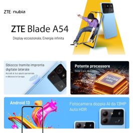 Smartphone ZTE Blade A54 6,6" Octa Core 4 GB RAM 128 GB Gris