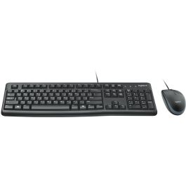 Logitech MK120 - Teclado y Ratón Alámbrico USB QWERTZ Checa Negro - Resistente a Derrames Precio: 40.59000055. SKU: B156SRRQK4