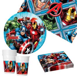 Set Artículos de Fiesta The Avengers 37 Piezas Set Artículos de Fiesta The Avengers 37 Piezas