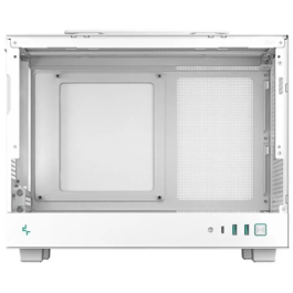 Deepcool CH160 mT Minitorre Blanca - Optimizada para Mini-ITX, Diseño Compacto