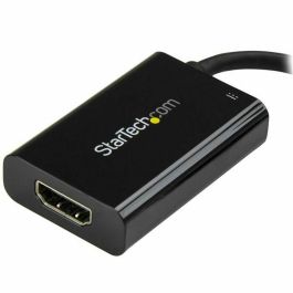 Adaptador USB C a HDMI Startech CDP2HDUCP Negro 4K Ultra HD Adaptador USB C a HDMI Startech CDP2HDUCP Negro 4K Ultra HD