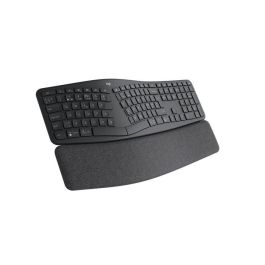 Logitech ERGO K860 Teclado Ergonómico Dividido Inalámbrico Pan Nordic para Negocios Logi Bolt Bluetooth 5.0 Multi-OS Larga Duración