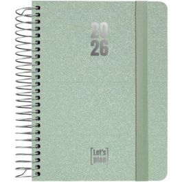 Agenda Anual (2026) Grafoplas Metallic Espiral Tapa Extradura Con Goma A6 150X120 S/V Verde Precio: 11.88999966. SKU: B14KMH9E55