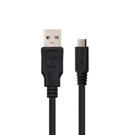 Nanocable Cable USB 2.0 Tipo A Macho a Micro USB B Macho para Móviles y Cámaras Digitales, 0,8 m Negro