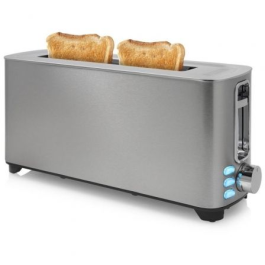 Princess 01.142405.01.014 Tostadora de ranura larga 1050W Acero Inoxidable con 2 Ranuras, 6 Niveles, Recalentar, Descongelar Princess 01.142405.01.014 Tostadora de ranura larga 1050W Acero Inoxidable con 2 Ranuras, 6 Niveles, Recalentar, Descongelar