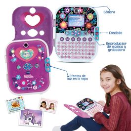 V-Tech 80-541922 Kidisecrets Selfie Music 2.0 Diario Interactivo con Cámara, MP3 y Reconocimiento Facial Niñas +5 Años Precio: 64.49999985. SKU: S2410975