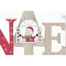 DKD Home Decor Decoración Navidad Tradicional Set 6 Unidades MDF Colores Surtidos Natural Rojo Blanco 2 x 16.5 x 28 cm DKD Home Decor Decoración Navidad Tradicional Set 6 Unidades MDF Colores Surtidos Natural Rojo Blanco 2 x 16.5 x 28 cm