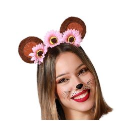 Diadema Orejas Marrones con Girasoles para Disfraz de Ratón o Fiesta Temática Precio: 1.49999949. SKU: B14L473D7V