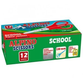 Alpino Tijeras Escolares School Especial Acero Inoxidable 130mm para Niños Uso Escolar (Set de 12) Colores Surtidos (Set de 12) Precio: 5.50000055. SKU: B177D6E6Z6