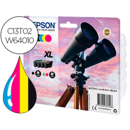Epson Pack Tinta Bk-C-M-Y Nº 502XL 4 Colores Compatible con Xp-5100, 5105, Wf-2860Dwf, 2865Dwf Precio: 93.79000037. SKU: S8405188