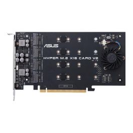 ASUS HYPER M.2 X16 CARD V2 Tarjeta de Expansión PCIe para SSD M.2 NVMe