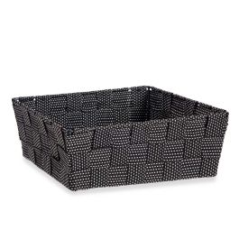 Cesta de Tela Kipit 24x20x8 cm, Negro - 2,4 litros (24 Unidades) Cesta de Tela Kipit 24x20x8 cm, Negro - 2,4 litros (24 Unidades)