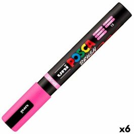 Marcador BRUSH POSCA PC-5BR Rosa (6 Unidades) Precio: 20.69000054. SKU: B144367YBX