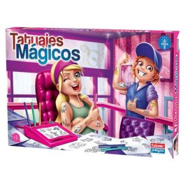 Juego tatuajes magicos rosa 112 tatuajes