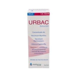 VITALFARMA Urbac Solución 150ml Complemento alimenticio Arándano Rojo, Mirtilo, Hibisco, Ortiga y Vitamina C Precio: 18.9500003. SKU: B12GKGE49G