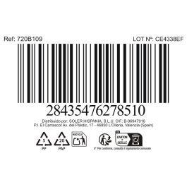 La Mediterranea Bol Chester Blue 20 x 20 x 4 cm (12 Unidades)