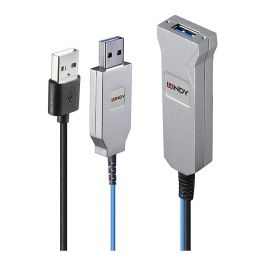 LINDY Cable USB 3.0 43345 de 30 m Fibra óptica 5 Gbit/s, USB A Macho a 2x USB A (Macho/Hembra), Azul/Plata Precio: 363.49999983. SKU: B1D3788RL9