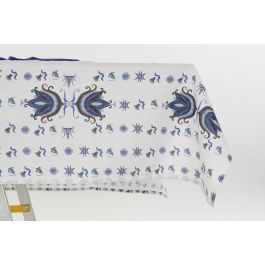 DKD Home Decor 2 Manteles Surtidos Colección Azulejos Retro 2021 Tradicional Azul Blanco Poliéster 150x150 cm Diseño Azulejos DKD Home Decor 2 Manteles Surtidos Colección Azulejos Retro 2021 Tradicional Azul Blanco Poliéster 150x150 cm Diseño Azulejos