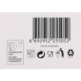 Lav Set de 6 Tazas Apilables Cozy 360 cc - Incluye 6 Tazas de 8x12x11 cm (4 Cajas)