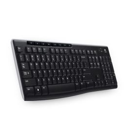 Logitech Teclado K270 Wireless Francés Inalámbrico 2.4 GHz hasta 10m, Resistente a Salpicaduras, Compatible con Windows 7/Vista/XP