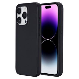 eSTUFF Funda Infinite Vienna para iPhone 15 Pro Negra - TPU 100% Reciclado, Protección Anticaídas y Rasguños