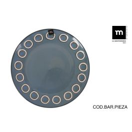 Plato Azul "Almudena" Ø27 cm - La Mediterranea (12 Unidades) Precio: 51.49999943. SKU: B1DJK9XEVY
