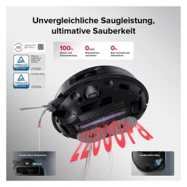 Roborock Saros Z70 Aspirador Robot, Negro