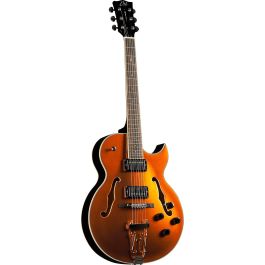 EKO Guitarra Eléctrica Hollowbody Jazz Single Cut Gold Humbucker Paulownia Sunburst 6 Cuerdas Precio: 434.4384. SKU: B1E3GAFSCB