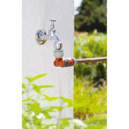 Gardena Conector articulado con adaptadores 1", 3/4", 5/8", 1/2" - Polipropileno, Anti UV y Anti Algas