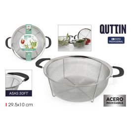 Escurridor de acero con asas Soft 29.5 cm Quttin - Inde (12 Unidades)