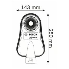 Bosch Professional Accesorio de aspiración universal 1600A001G7 para todas las perforaciones