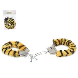 Esposas con diseño de pelaje de tigre y llave - Acolchadas para juegos, disfraces y escapismo teatral Precio: 1.49999949. SKU: B17CA5N952