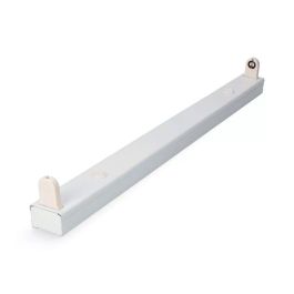 F-Line Regleta para Tubo LED 120 cm Blanca IP20 Aluminio Electrificada 1223 x 34 x 16 mm Precio: 3.50000002. SKU: B174L3G7L5