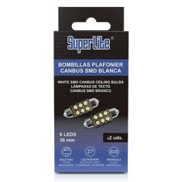 Bombilla LED para Plafón de Coche CAN BUS 36mm SMD Blanca con 3 LEDs, Luz Interior y Matrícula BOM12620 Bombilla LED para Plafón de Coche CAN BUS 36mm SMD Blanca con 3 LEDs, Luz Interior y Matrícula BOM12620