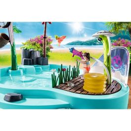 Playmobil Piscina Divertida Con Rociador De Agua Juguete Figuras Niños