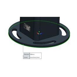 Charge Amps Columna Poste con Riel DIN (hasta 35 spots) para cargadores Halo & Dawn, amplio espacio para cableado y conexión en cadena