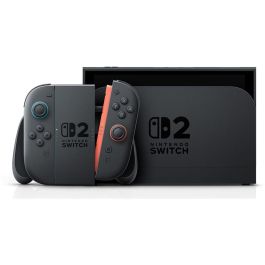 Nintendo Switch 2 Negra, Consola Portátil con Pantalla LCD 7.9", 256GB Almacenamiento, Wi-Fi 6, HDR