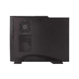 Unykach Caja PC Slim Micro-ATX Negra, Fuente Alimentación 450W, USB 3.2, Compatible con Discos 2.5 y 3.5 pulgadas