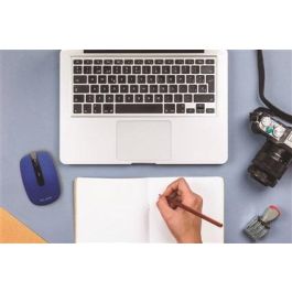 Elbe Ratón Inalámbrico RT-110 Azul con Batería Recargable, 800-1600 DPI, Plug & Play