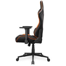 COUGAR Silla Gaming Armor One V2 Negro/Naranja, Piel Sintética, PVC, Reclinable, Altura Ajustable, Soporta hasta 120 kg