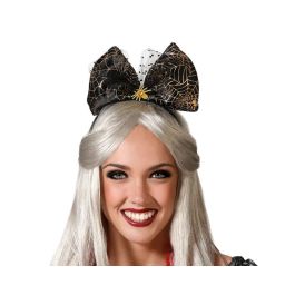 Diadema Halloween Pajarita Negro Y Dorado Arañas Mujer Adulto Precio: 1.8149993829. SKU: B14TWVTQB2