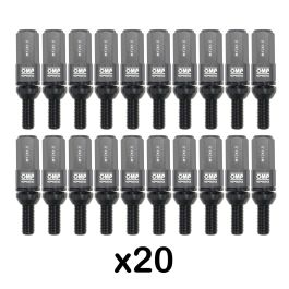 Kit de tornillos OMP OMPS09981202 28 mm Plata M12 x 1,50