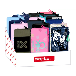 Safta Bolso Escolar Portatodo Triple Expositor Tres Cremalleras 195x315x235 mm Precio: 156.88999997. SKU: B18NFKJ6SK