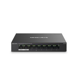 Mercusys MS108GP Switch Gestionado de 8 Puertos Gigabit Ethernet (10/100/1000) con PoE y Montaje en Pared, Negro